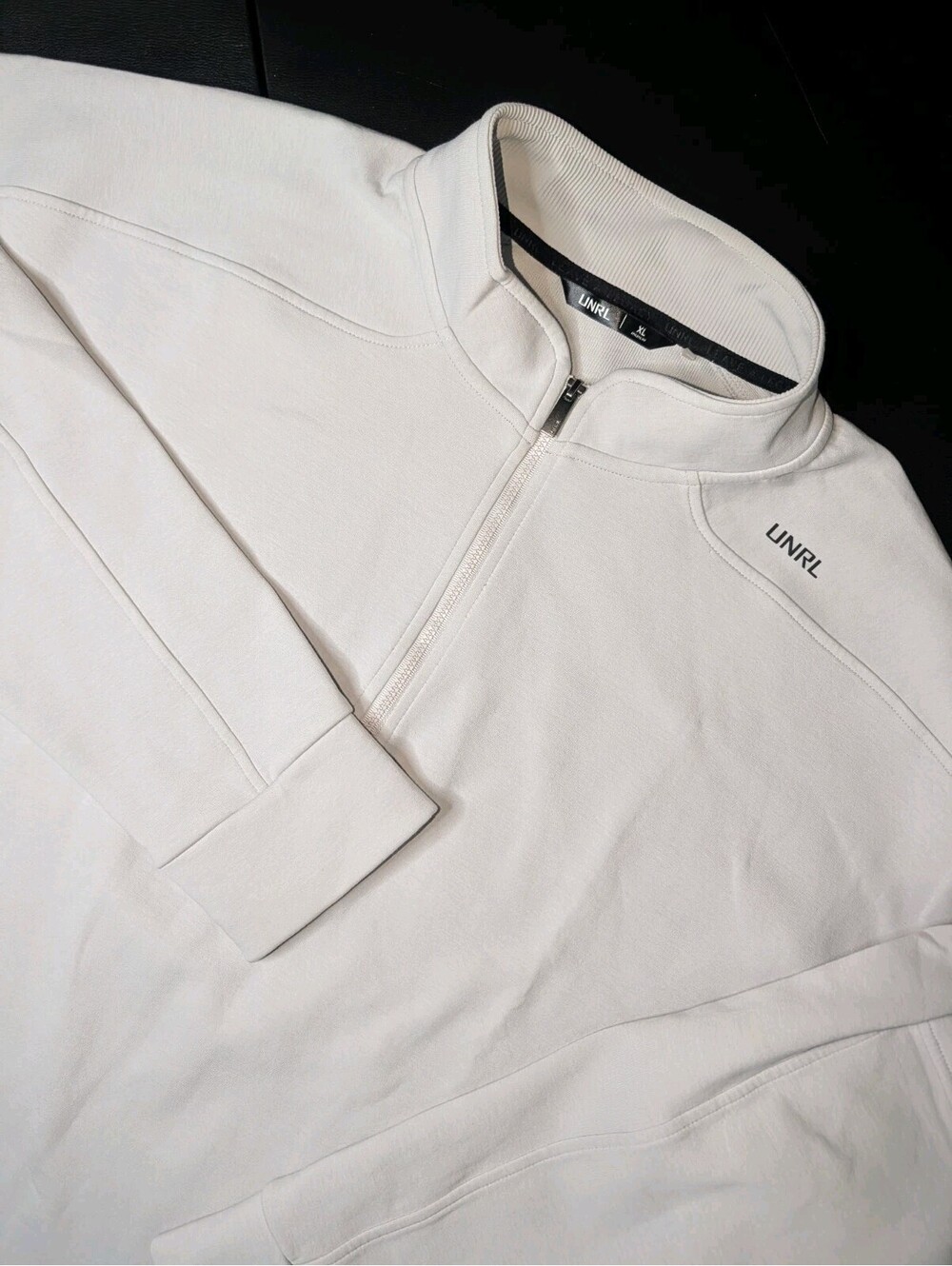 Unrl Performance Highlands Quarter Zip Gray XL